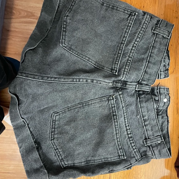 American Apparel High Waist Black Jean Short - Picture 5 of 5